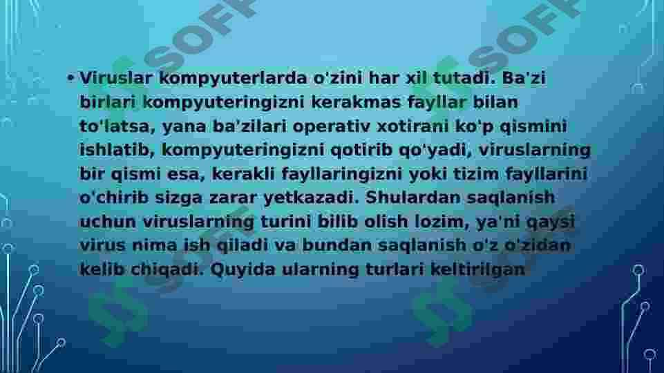 kompyuter viruslari va ulardan ximoyalanish 4