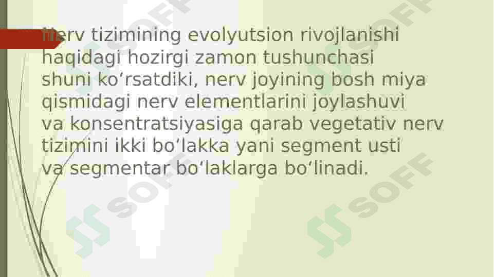Vegetativ asab tizimining anatomiyasi va fiziologiyasi 4