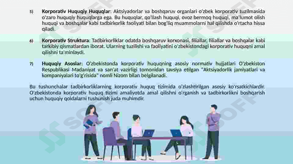 Korporativ huquq va tadbirkorlik asoslari 4