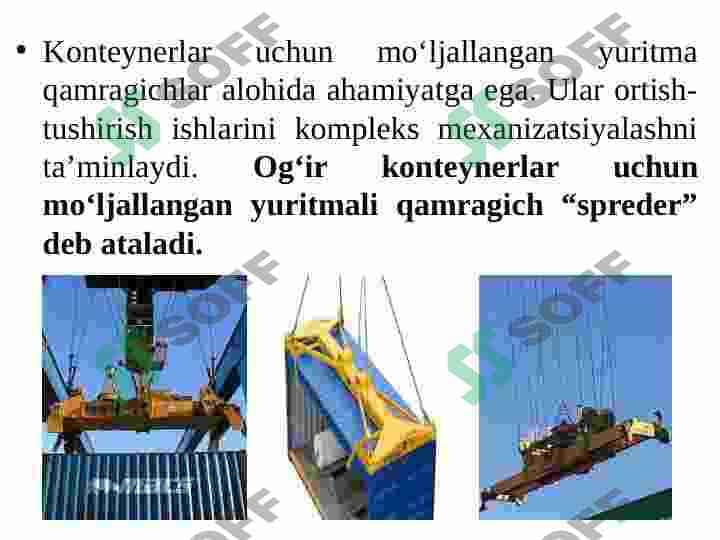 Mexanik va mashinaning ishchi organi ichiga o‘rnatilgan qamragichlar 4