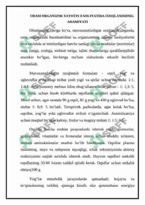 Parxez stollari.Bemorlarni ovkatlantirish usullari. Keksa yoshdagi va og'ir axvoldagi bemorlarni ovkatlantirish. Klinik o'quv amaliyoti Ichki kasalliklarda bemorlarni ovkatlantirish 4
