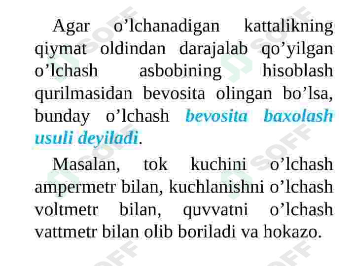 Elektr oʻlchovlari 4