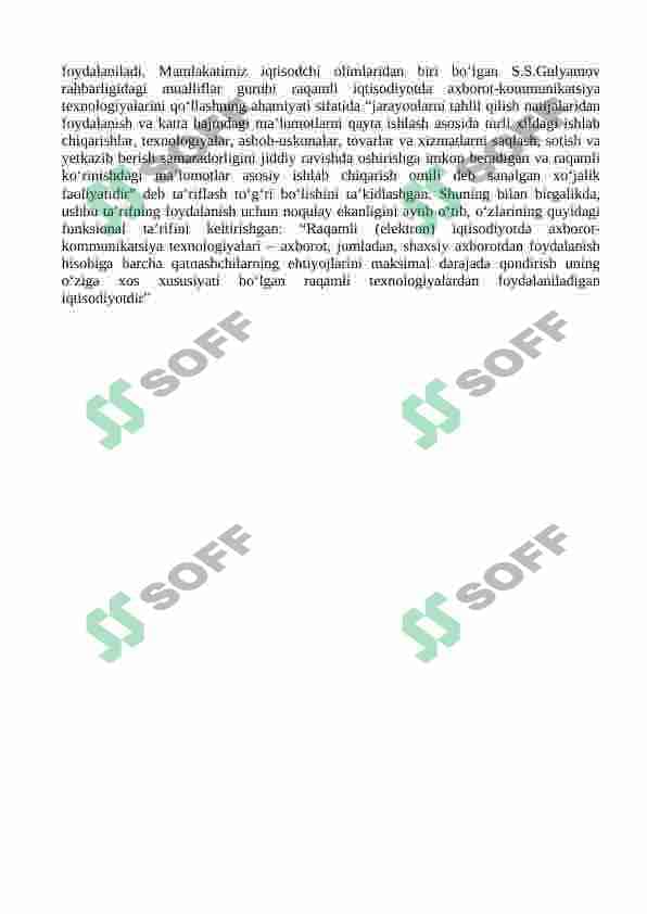 IQTISODIYOTNING BARCHA SOHALARINI RAQAMLI TEXNOLOGIYALAR ASOSIDA YANGILASH ZARURIYATI 4