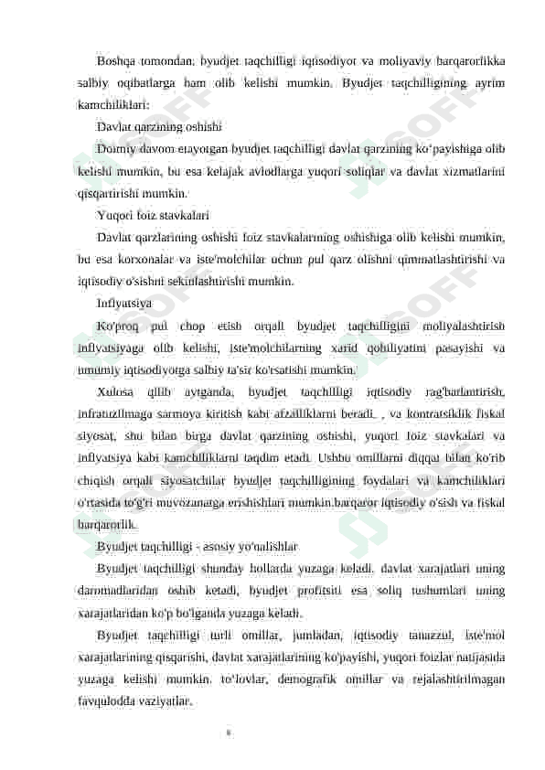 Davlat budjeti taqchilligi, yuzaga kelish sabablari va bartaraf etish yo‘llari 4