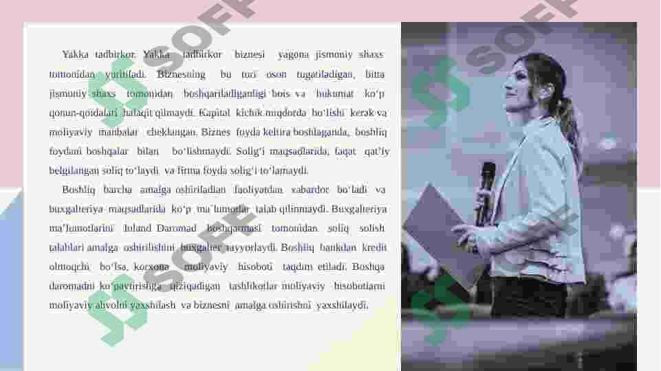 Biznes jarayonlari va ularni hisobga olish 4