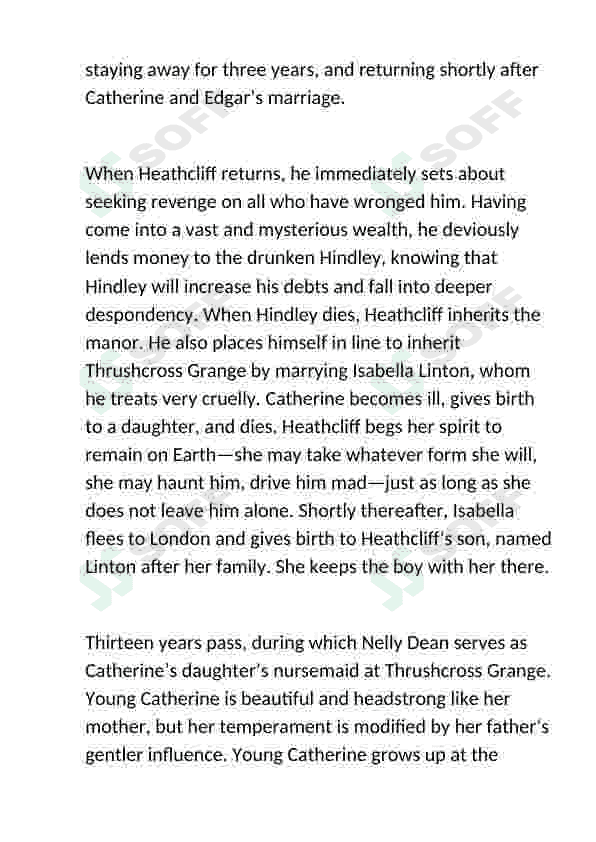 Wuthering heights review 4