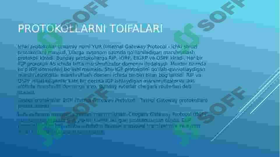 Tarmoq xavfsizligida dasturiy ta’minotdan foydalanish. 4