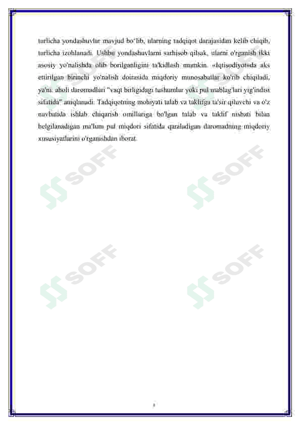 Omilli daromadlar va ish haqining shakllanishi. Ishchi kuchi bozori va bandlik. 4