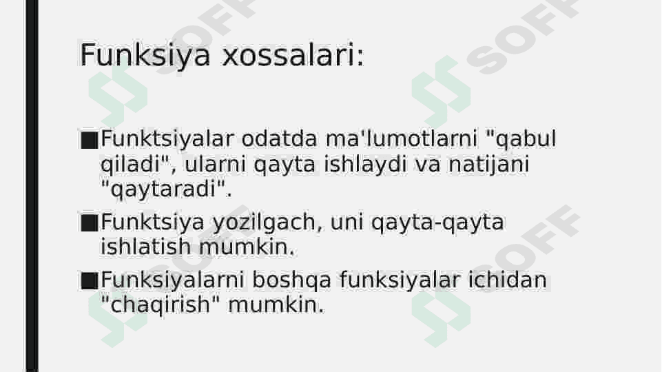 "Dasturlashda funksiyalar" 4