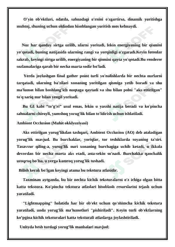 Mustaqil ish. OBYEKTLARNI TANLASH UCHUN NURLAR TRASSIROVKASI 4