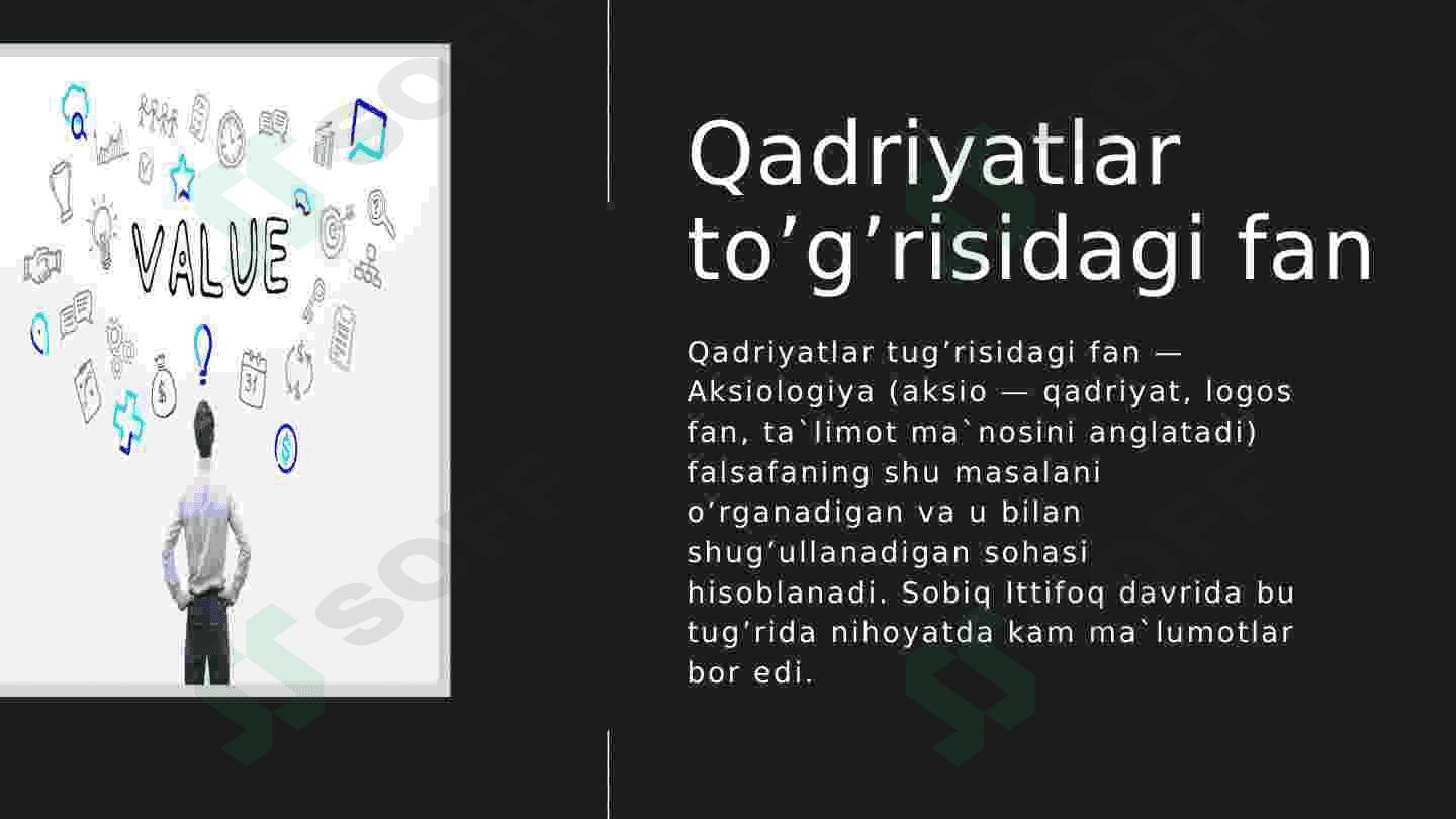 Qadriyat nazariyasining shakllanish tarixi 4