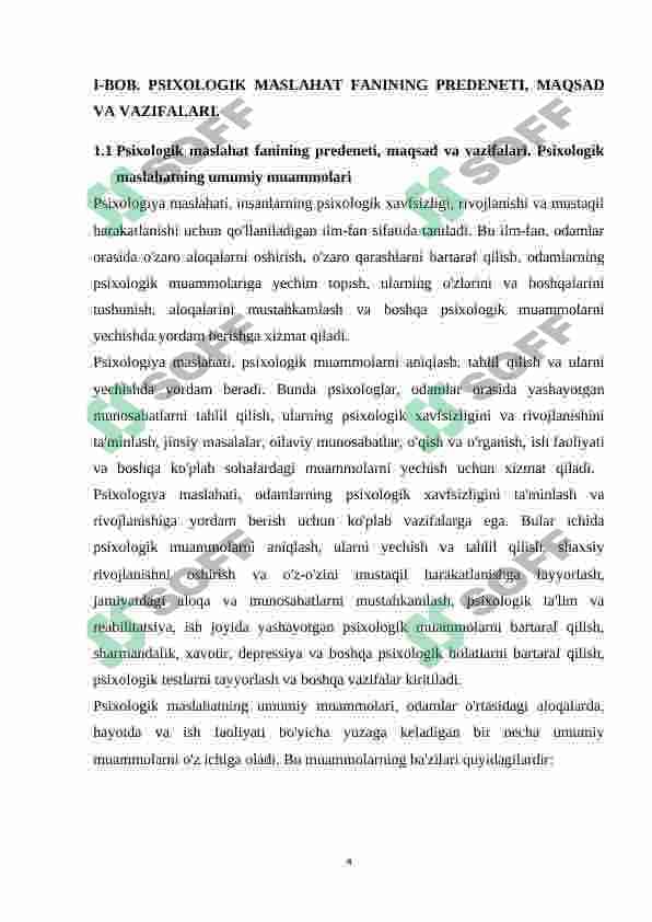 Psixologik maslahatni tashkil qilishda samarali konsultatsiya modeli 4