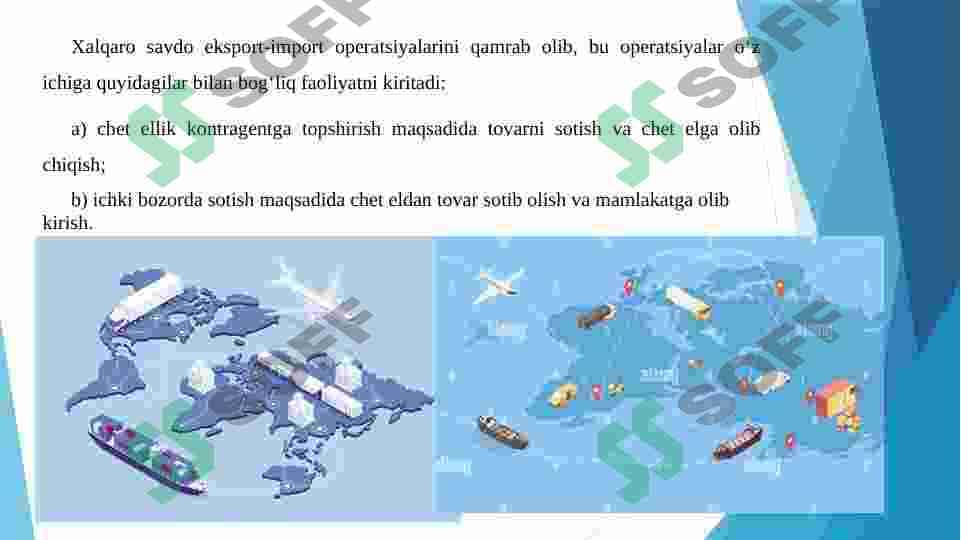 Tashqi iqtisodiy faoliyat operativ marketingning oʻrni 4