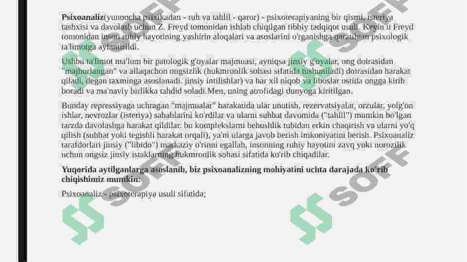 Chet el psixologiyasida shaxsning asosiy nazariyalari 4