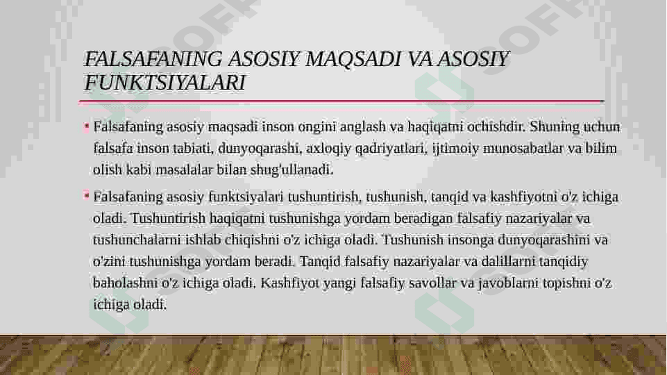 Falsafa va uning jamiyat hayotidagi roli, Dunyoqarash mohiyati va uning turlari. 4