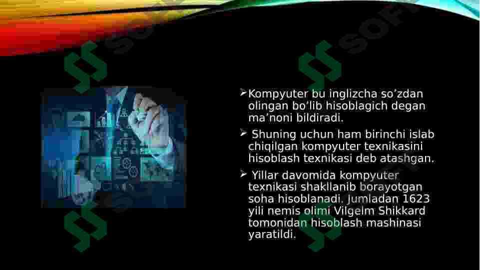 Iqtisodiyotda zamonaviy informatsion- kommunikatsion texnologiyalarining texnik ta'minoti. 4