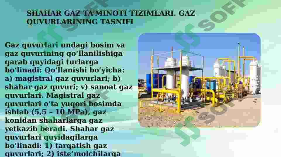 Gaz iste’moli. Gaz iste’moli me’yorlari. Shaharning yillik gaz sarfini hisoblash. 4