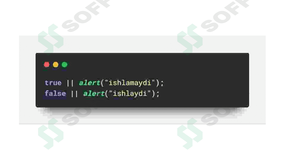 logical operators in js 4