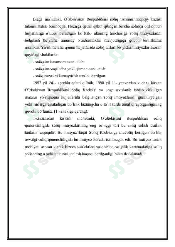 Vaqtinchalik soliq imtiyozlarini qo‘llanilishi 4