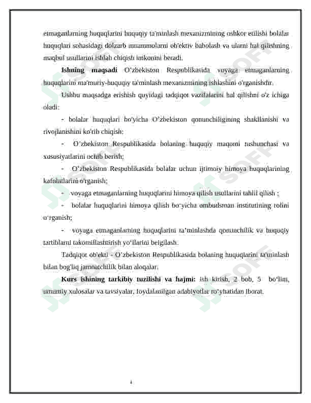 O'zbekiston Respublikasida bolalarning huquqlari va imtiyozlari 4