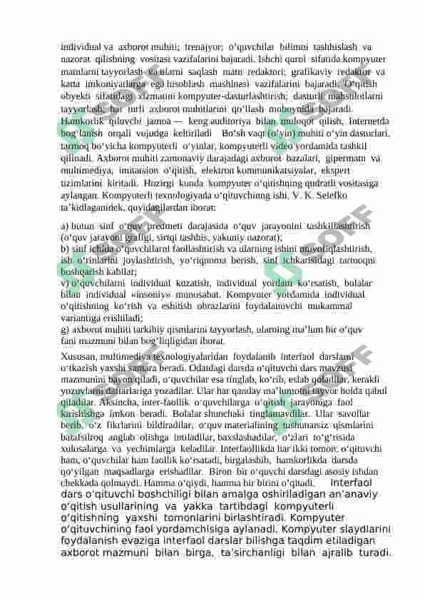 Internetda talim jarayonida foydalanishda bazi muammolar 4
