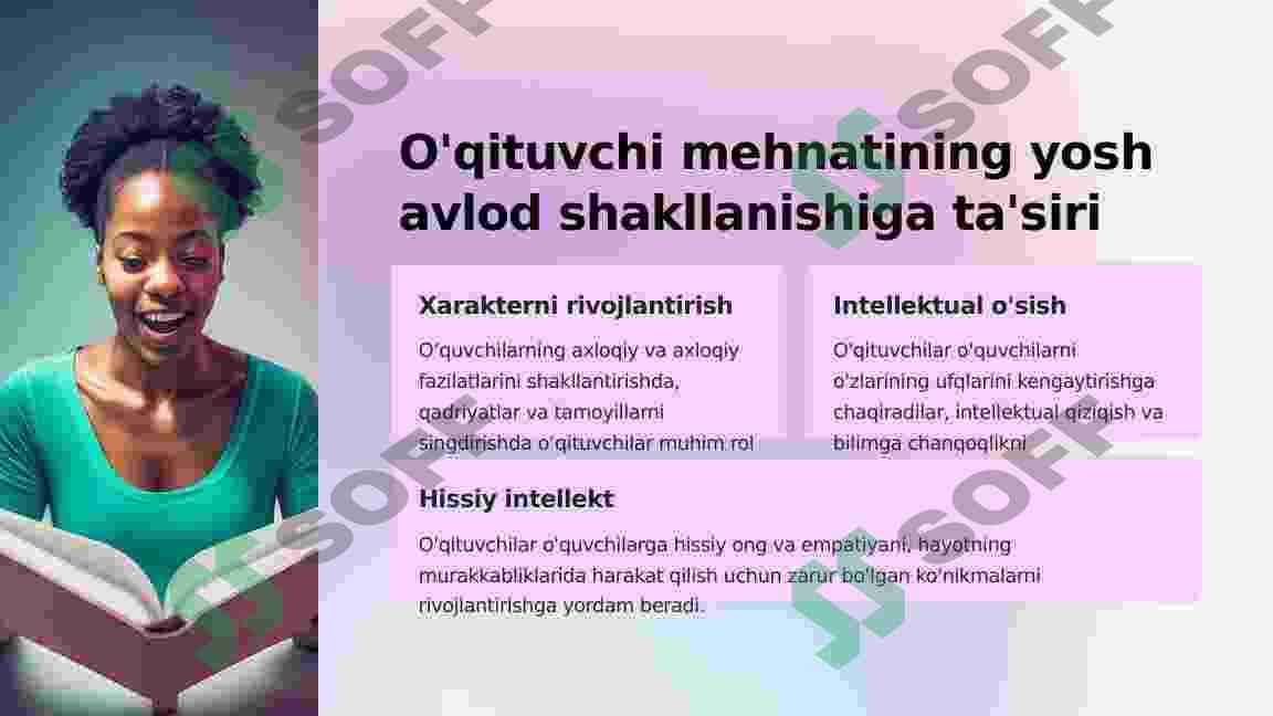 Pedagoglik kasbining ijtimoiy qadri, jamiyatda pedagog faoliyatining o‘rni va zaruriyati. 4