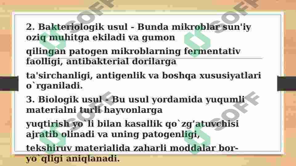 Mikrobiologiya tadqiqotlarining asosiy usullari 4