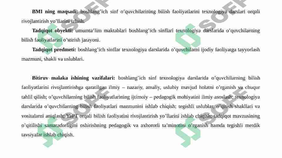 BOSHLANG'ICH SINF TEXNOLOGIYA DARSLARIDA O'QUVCHILARNING BILISH FAOLIYATINI SHAKLLANTIRISH METODLARI 4