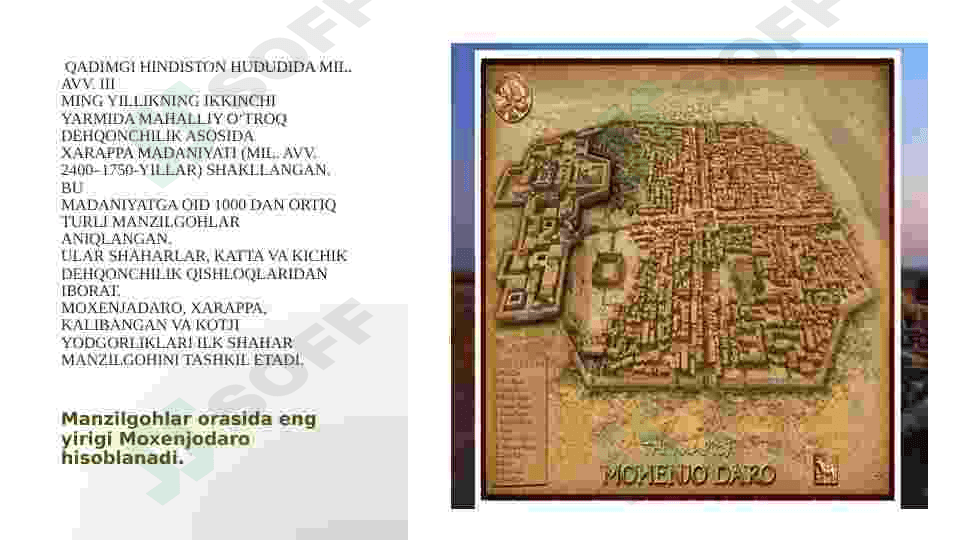 Mohenjo-Daro va Xarappa madaniyati 4
