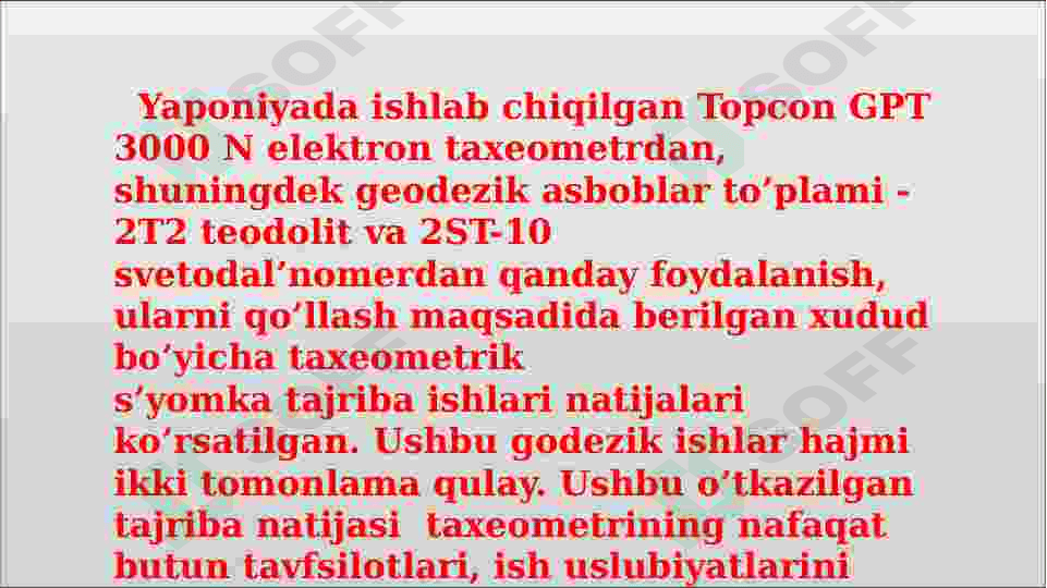 Elektron taxeometrlar va ularning klassifikatsiyasi 4
