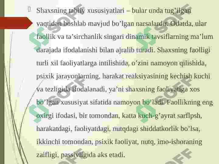 Xulq atvor va faoliyatni ixtiyoriy boshqarishning psixofiziologik mexanizmlari 4