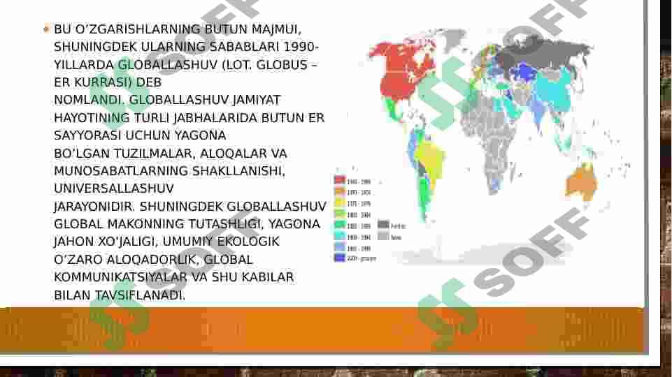 Global jarayonlar dialektikasi 4