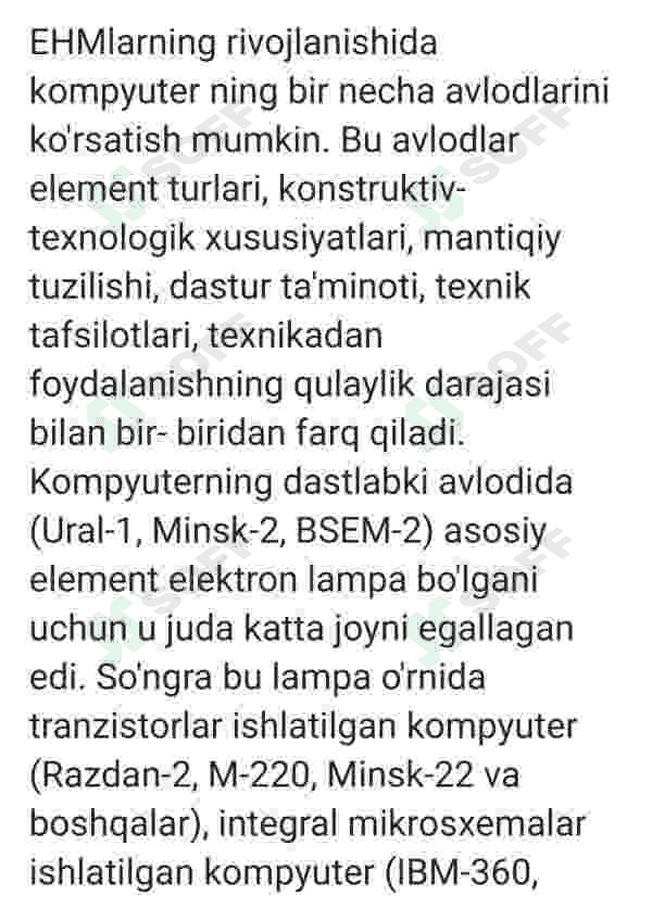 Kompyuterlar tarixi 4