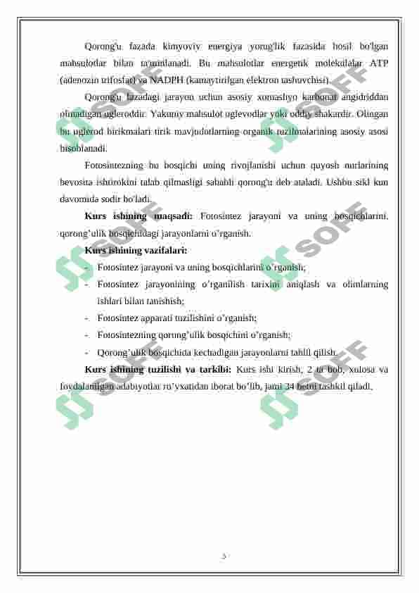 fotosintezning qorong'ulik bosqichi 4