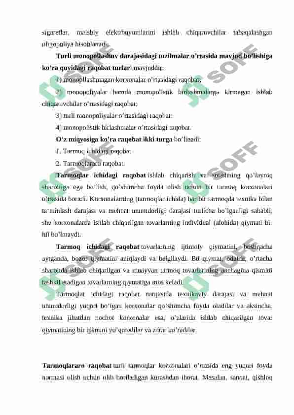 Raqobat kurashining shakllari va usullari 4