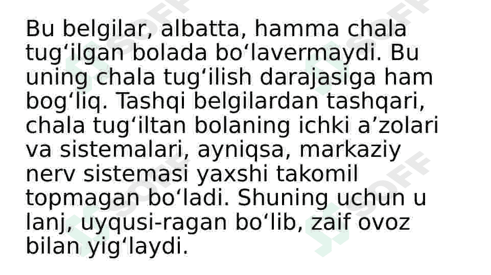 Chala tug’ilgan bola 4