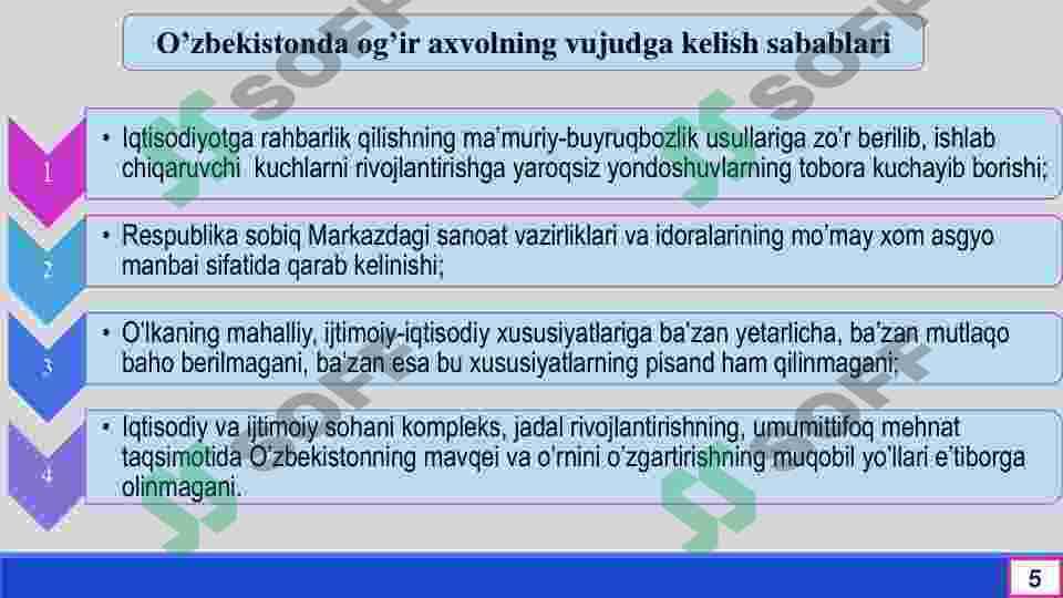 Mustaqillikka erishish arafasidagi Ózbekistonda ijtimoiy-siyosiy jarayonlar 5