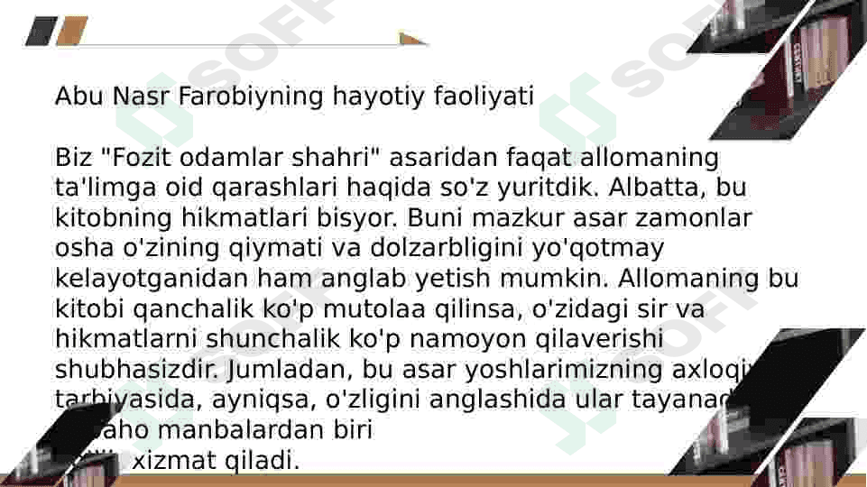 ABU NASR FAROBIYNING  ILMIY FALSAFIY QARASHLARI 5