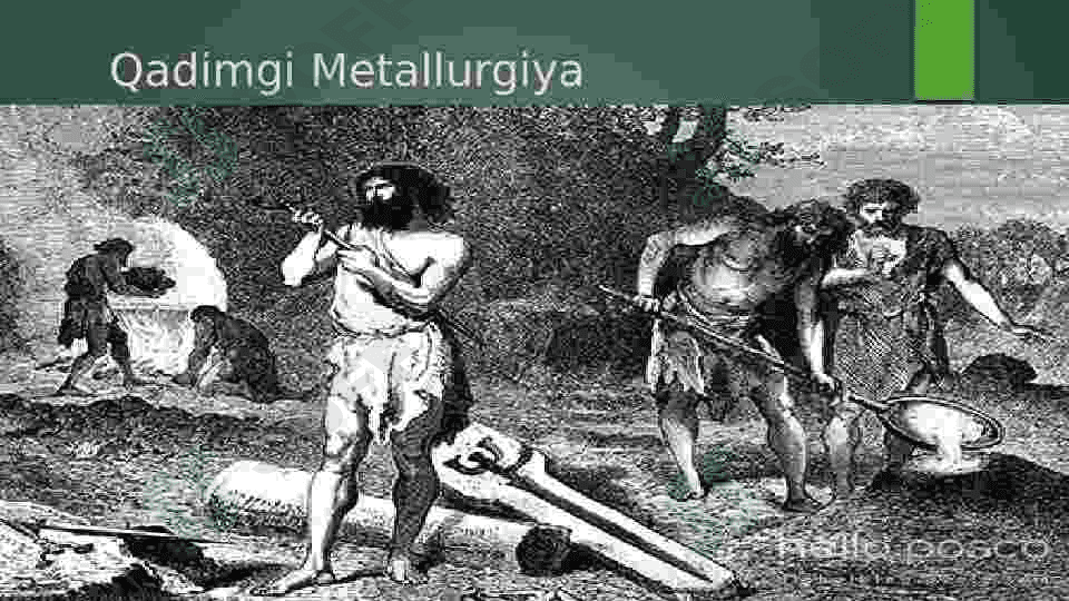 Metallning kashf etilishi va uning xo‘jalik hayotiga ta’siri. 5