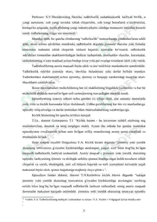 KICHIK VA O’RTA  BIZNESNI RIVOJLANTIRISHNING JAHON TAJRIBASI 5