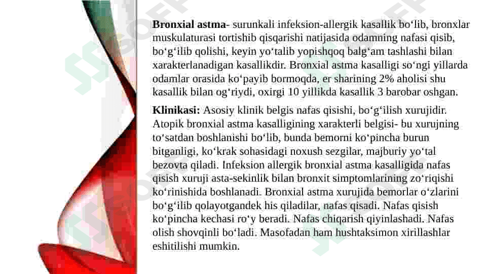 Nafas a‘zolari kasalliklaridagi funksional - instrumental tekshiruvlarrentgenogrammalar interpretatsiyasi 5