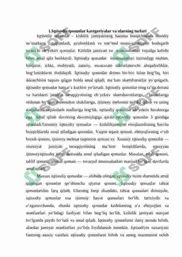 Iqtisodiy qonunlar va jarayonlarning ilmiy bilishning usullari 5