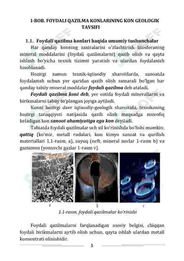 FOYDALI QAZILMA KONLARINI  YER OSTI USULIDA QAZIB OLISH  TEXNOLOGIYASI 5