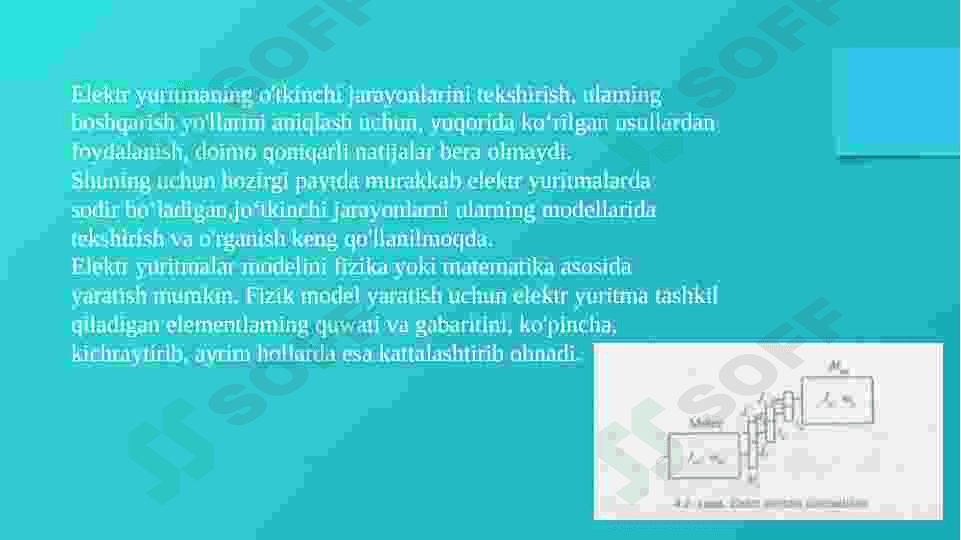 Elektr yuritmada boshqarishning sifat ko`rsatkichlari. Asinxron dvigatelni tezligini rostlash 5