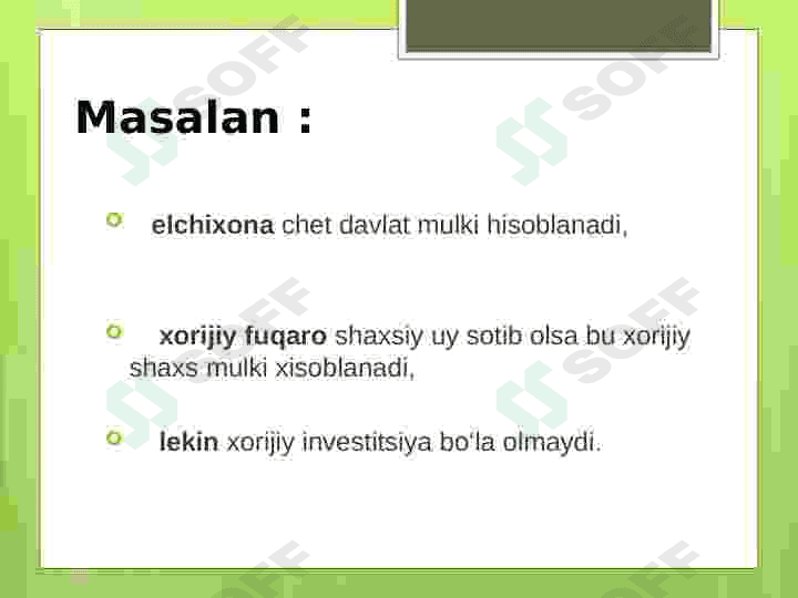 Iqtisodiyotni rivojlantirishda xorijiy invistitsiyalarning  ahamiyati 5