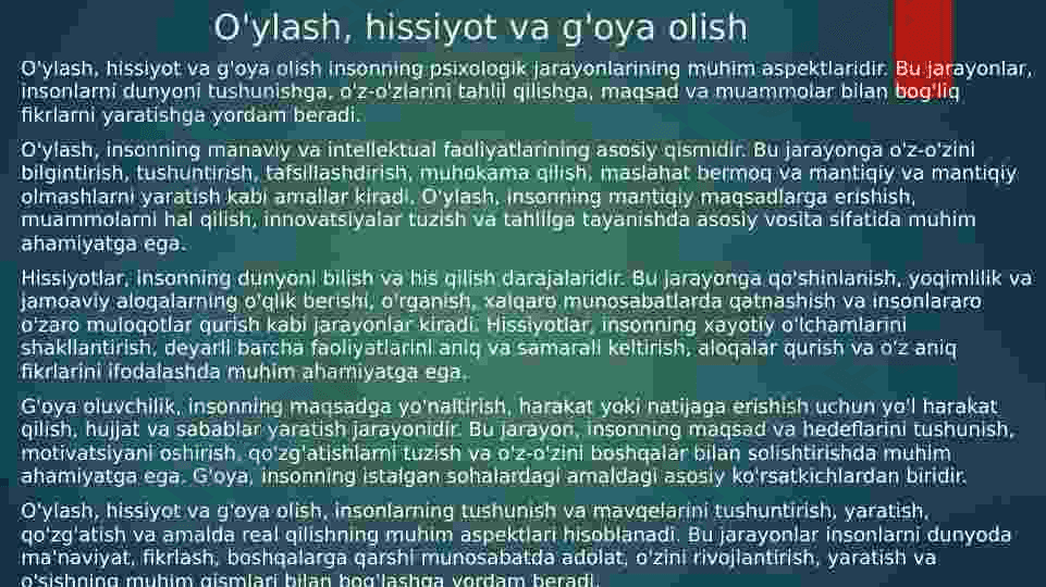 Psixika haqida umumiy tushuncha 5