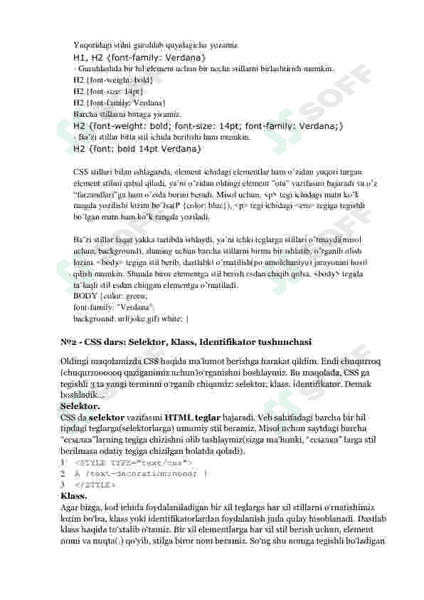 CSS o'quv qo'llanma 5