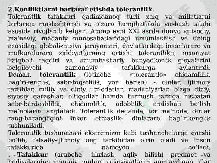 O‘ZARO KELISHUVGA ASOSLANGAN BIRGALIKDAGI FAOLIYAT PEDAGOGIK KONFLIKTLARNI BARTARAF ETISH ОMILI SIFATIDA 5