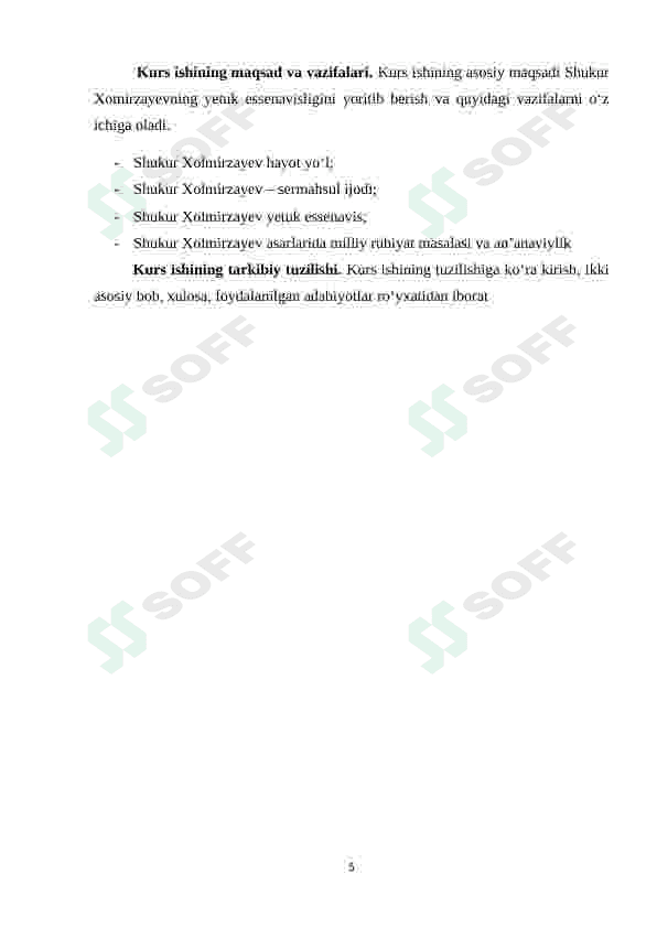 SHUKUR XOLMIRZAYEV ESSENAVIS 5