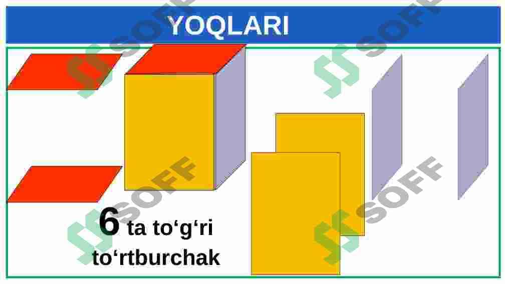 TO'G'RI BURCHAKLI PARALLELEPIPED 5